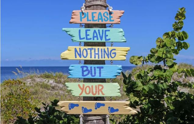 What are the 5 P's of sustainable tourism? Leave no trace